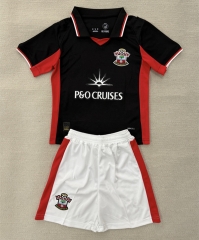 2025-2026 Southampton 2nd Away Black Soccer Uniform-AY