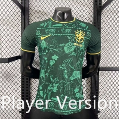 Player Version 25-26 Special Version Brazil Green Thailand Soccer Jersey AAA-4285