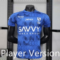 Player Version 2025-2026 Al Hilal SFC Blue Thailand Training Soccer Jersey AAA-888