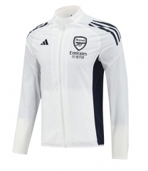 25-26 Arsenal White Thailand Trench Coats-LH
