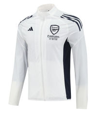 25-26 Arsenal White Thailand Trench Coats-LH