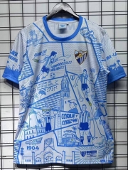 (S-4XL) 25-26 Commemorative Edition Málaga CF Blue&White Thailand Soccer Jersey AAA-GB