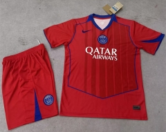 25-26 Paris SG 2nd Away Red Soccer Uniform-718