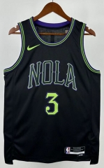 2026 City Edition New Orleans Pelicans Black #3 NBA Jersey-311