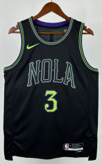 2026 City Edition New Orleans Pelicans Black #3 NBA Jersey-311