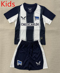 25-26 Hertha BSC Home Blue&White Kids/Youth Soccer Uniform-AY