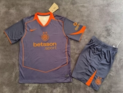 2025-26 Inter Milan 2nd Away Light Gray Soccer Uniform-7209
