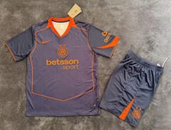 2025-26 Inter Milan 2nd Away Light Gray Soccer Uniform-7209