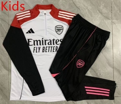 2025-2026 Arsenal White Kids/Youth Soccer Tracksuit-815