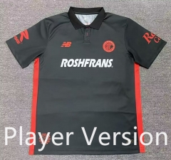 (S-4XL) Player Version 25-26 Deportivo Toluca FC 2nd Away Black Thailand Soccer Jersey AAA-912