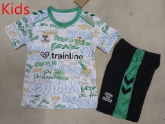 25-26 Special Version Real Betis White&Green Kids/Youth Soccer Uniform-507