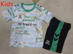25-26 Special Version Real Betis White&Green Kids/Youth Soccer Uniform-507