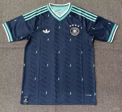 （S-4XL）26-27 Germany Away Royal Blue Thailand Soccer Jersey AAA