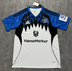 (S-4XL) 25-26 Hamburger SV Home Blue&White Thailand Soccer Jersey AAA-4506