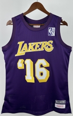 Blackpink Joint Edition Los Angeles Lakers Purple #16 NBA Jersey-311