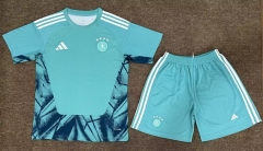 25-26 Germany Green Soccer Uniform-709