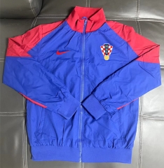 25-26 Croatia Blue&Red Thailand Trench Coats-8268