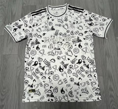 (S-4XL) 25-26 Special Edition Real Madrid White Flower Point Thailand Soccer Jersey AAA-5404