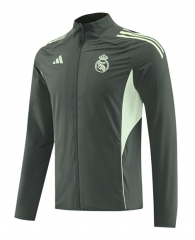 25-26 Real Madrid Dark Green Thailand Soccer Coat-LH
