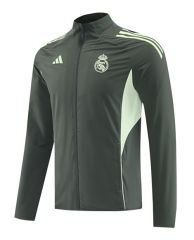 25-26 Real Madrid Dark Green Thailand Soccer Coat-LH