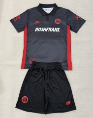 25-26 Deportivo Toluca FC 2nd Away Black&Gray Soccer Uniform-AY