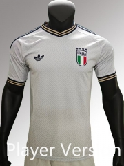 Player Version 26-27 Italy Away White Thailand Soccer Jersey AAA-9753