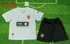 25-26 Valencia Home White Kids/Youth Soccer Uniform-8679
