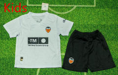 25-26 Valencia Home White Kids/Youth Soccer Uniform-8679