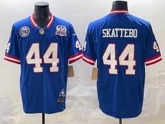Retro Version New York Giants 3 Generations Blue #44 NFL Jersey-0840