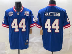 Retro Version New York Giants 3 Generations Blue #44 NFL Jersey-0840