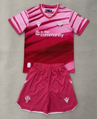 25-26 Bolton Wanderers Football Club 2nd Away Red Soccer Uniform-AY