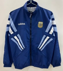25-26 Retro Version Argentina Blue Thailand Trench Coats-0255
