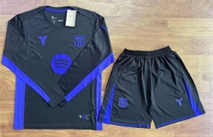 2025-2026 Special Version Barcelona Black LS Soccer Uniform-709