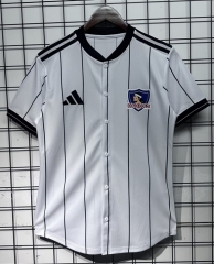 (S-4XL) 25-26 Colo-Colo White Thailand Baseball Jersey-7209
