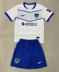 25-26 Portsmouth Away White Soccer Uniform-AY