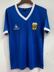 Retro Version 1986 Argentina Blue Thailand Soccer Jersey AAA-2282
