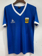 Retro Version 1986 Argentina Blue Thailand Soccer Jersey AAA-2282