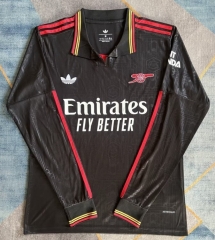 25-26 Special Version Arsenal Black LS Thailand Soccer Jersey AAA
