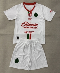 25-26 Deportivo Guadalajara Away White Soccer Uniform-AY