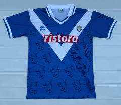 Retro Version 97-98 Brescia Calcio Home Blue Thailand Soccer Jersey AAA-503