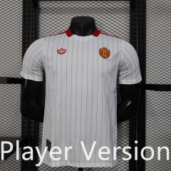 Player Version 25-26 Casual Version Manchester United White Thailand Soccer Jersey -888