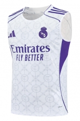 2025-2026 Real Madrid White Thailand Training Soccer Vest-418