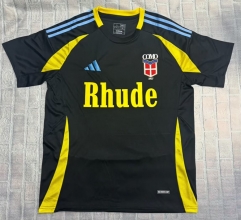 (S-4XL)25-26 Como Black Thailand Soccer Jersey AAA-2071