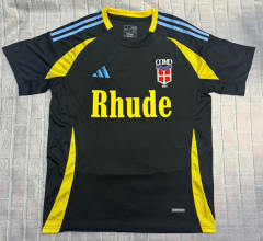 (S-4XL)25-26 Como Black Thailand Soccer Jersey AAA-2071