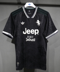 With Sponsor Player Version 25-26 Juventus 2nd Away Black Thailand Soccer Jersey AAA-4563