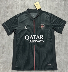 (S-4XL) 25-26 Paris 4th Away Black Thailand Soccer Jersey-4506