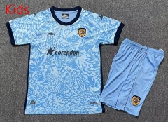 25-26 Hull City AFC 2nd Away Blue Kids/Youth Soccer Uniform-7809
