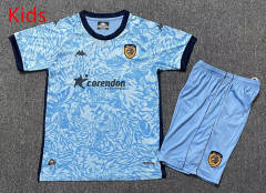 25-26 Hull City AFC 2nd Away Blue Kids/Youth Soccer Uniform-7809