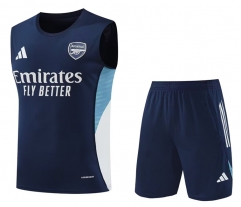 25-26 Arsenal Royal Blue Thailand Soccer Vest Uniform-418