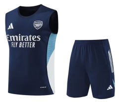25-26 Arsenal Royal Blue Thailand Soccer Vest Uniform-418